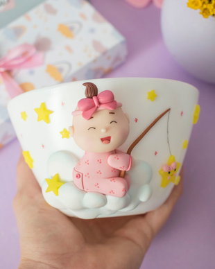 Bol Little Star | Personalizat handmade | Lut polimeric