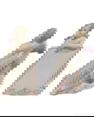 Set suporturi pentru meniu din portelan