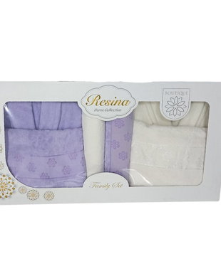 Set family 6 piese 2 halate + 4 prosoape RESINA Home Collection