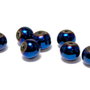 Margele din sticla, rotunde, 8 mm, albastre