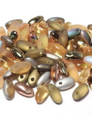 Margele Rizo, 2.5x6 mm, mixte