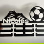 Suport din lemn pentru medalii fotbal