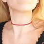 Chocker finut rosu