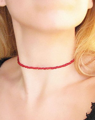 Chocker finut rosu
