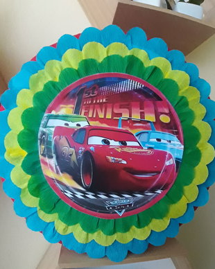 Piñata piniata party Cars Fulger Mc Queen
