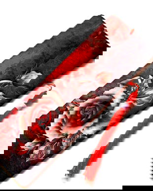 semn de carte cu trandafiri 43304