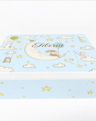Cutie trusou botez - Aventuri cu animale - Printre stele