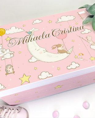 Cutie Amintiri Personalizată - Aventuri cu animale - Printre Stele