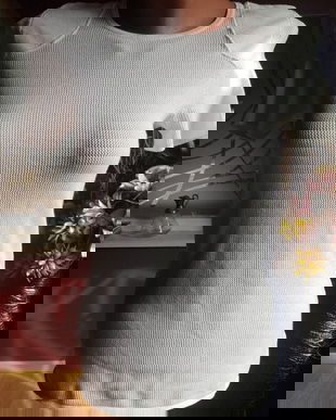 TRICOU DEOSEBIT HUGO BOSS CU EPOLETI ,ETICHETA ROSIE, MARIME M