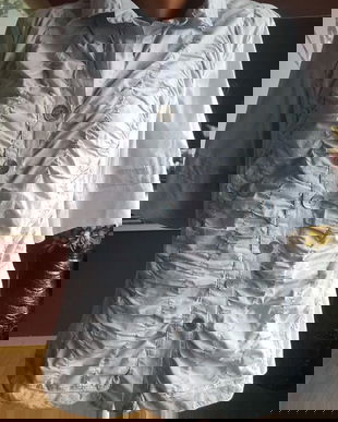 BLUZA BOTTEGA VENETA ORIGINALA BUMBAC CU ELASTAN MARIME XL