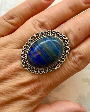 Inel vintage lapis lazuli