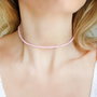 Choker finut roz
