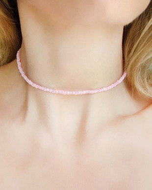 Choker finut roz
