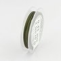 Sarma din otel siliconata, tiger tail, 0.45 mm, verde