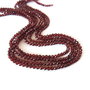 Granat grad AA sfere fatetate 3mm (18cm)  MG.0224