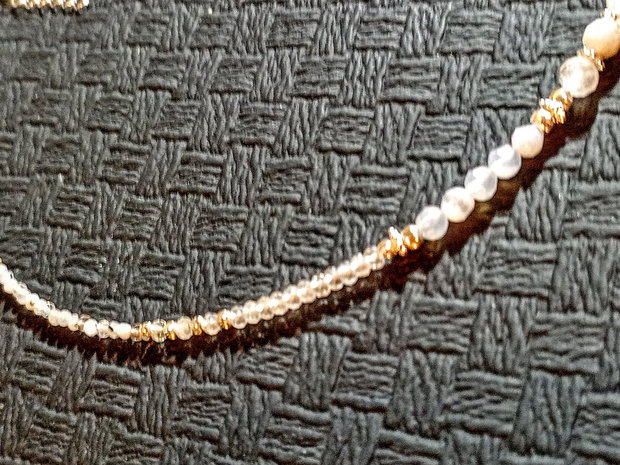 Colier argint piatra lunii naturala calcedonie albastra topaz charm piatra lunii minimalist boho chic trendy -Transport gratuit