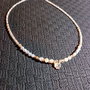 Colier argint piatra lunii naturala calcedonie albastra topaz charm piatra lunii minimalist boho chic trendy -Transport gratuit