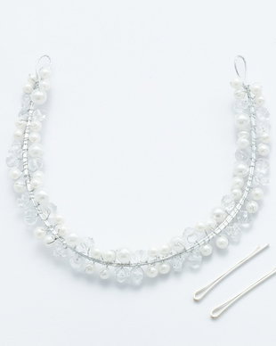 Accesoriu par mirese, sarma, perlute si cristale, DM008