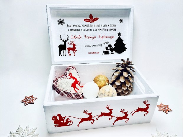 Cutie Amintiri Craciun Personalizata - Christmas Box