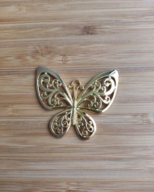 Pandantiv fluture auriu - 56x50mm