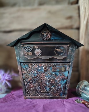 Cutie postala-Steampunk