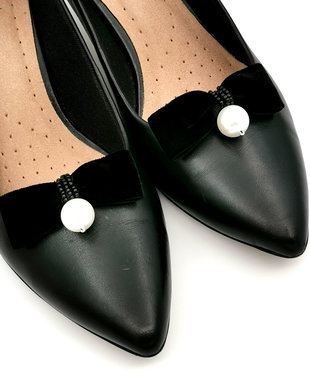Rezervat Accesorii pantofi, multifuncționale - Black Pearl Bows