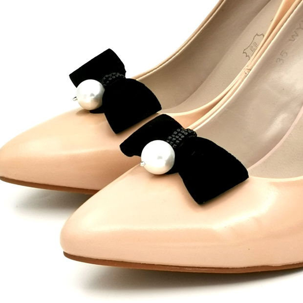 Rezervat Accesorii pantofi, multifuncționale - Black Pearl Bows