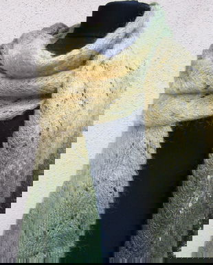 Esarfa lana mohair dantelata