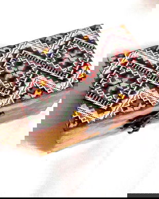 cutie lemn decorata cu motiv traditional 43433