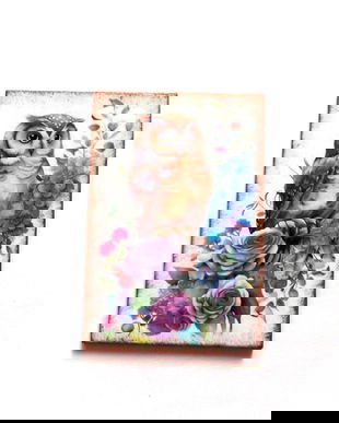 Magnet frigider cu bufnita 43462