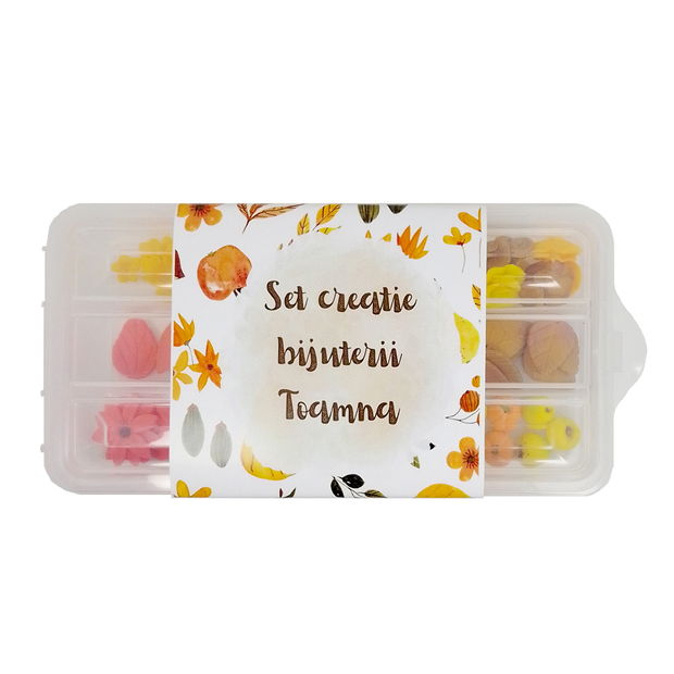 Set creatie bijuterii Toamna Kit DIY 88 piese