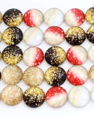 Cabochon 12mm gold