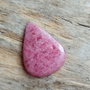 Cabochon rhodonite, 29x22 mm