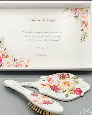 Set pentru gatitul miresei, trusou mireasa