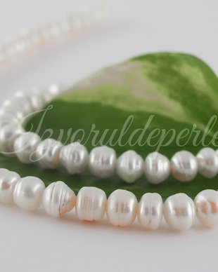 Perle cultura 5-6x4-5mm, cod F3662 (0.5sir)