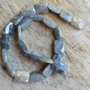 Margele labradorit fatetat, 16x12 mm