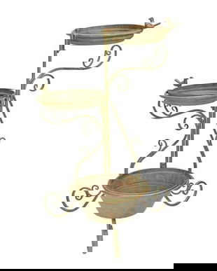 Fantana pentru pasarele din fier forjat