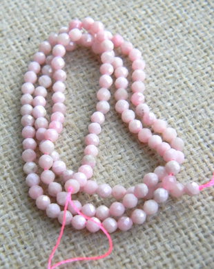 Opal roz fatetat 3 mm (F8)