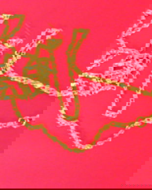 Lant argintiu pt posete 1,15m