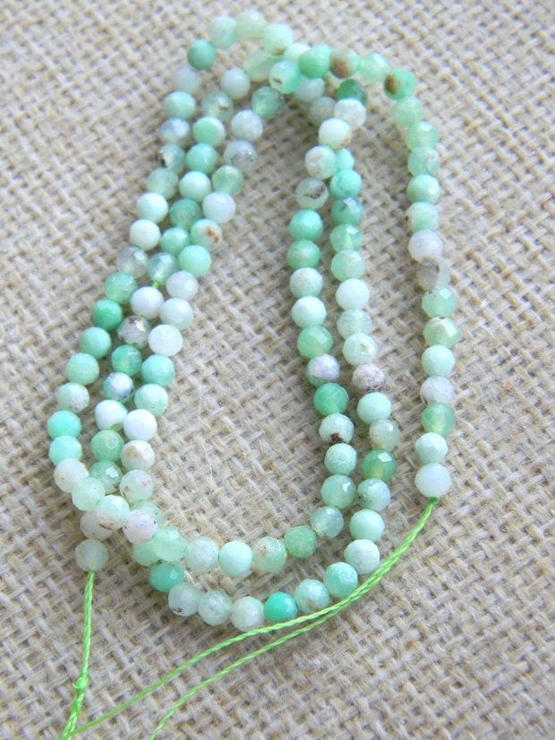 Chrysoprase fatetat 3,5 mm (F4)