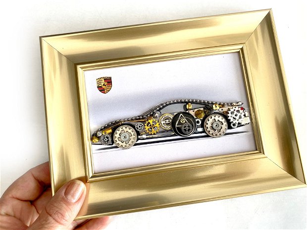 Masina model Porsche Cod M 600・Decoratiune cu automobile・Arta Automobilistica・Masini in miniatura・Decor accesorii metalice