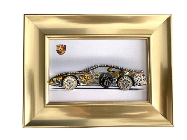 Masina model Porsche Cod M 600・Decoratiune cu automobile・Arta Automobilistica・Masini in miniatura・Decor accesorii metalice