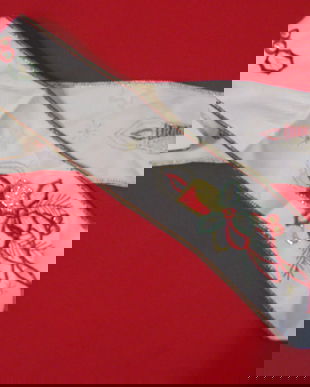 Panglica brodata pt coronita Craciun