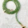 Colier CHOKER Apatit verde