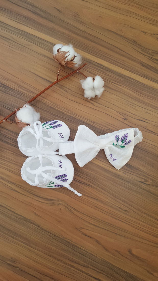 Botosei si bentita botez/set botez lavanda