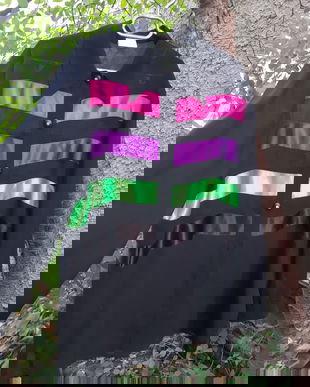 Bluza cu dungi multicolore