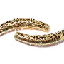Distantier tubular, auriu antichizat, 64x12 mm
