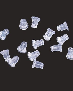 (10buc) Dopuri silicon pentru cercei 6x5mm Cod Produs : DV.0033