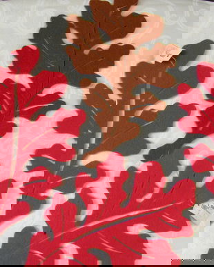 set 4 frunze decor toamna