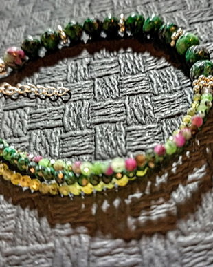Bratara argint rubin in zoisit malachit natural jad canadian agat asimetrica X3 aspect cladic vintage boho chic trendy -Transport gratuit